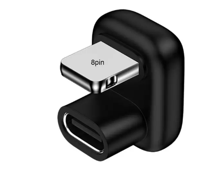 Practical Wireless Adapter Portable Mobile Phone Converter 180 Degree Elbow Design Data Transmission