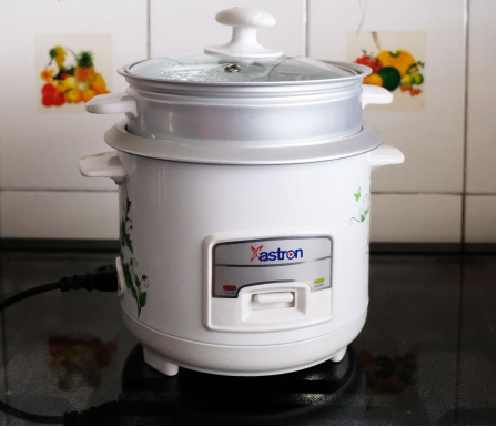 Astron GRC-1027 Rice Cooker with Steamer (1L)