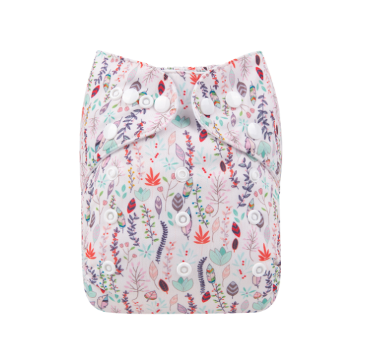 Alva Baby Cloth Diapers Washable Pocket Nappy Diaper for Newborn Without Insert N13