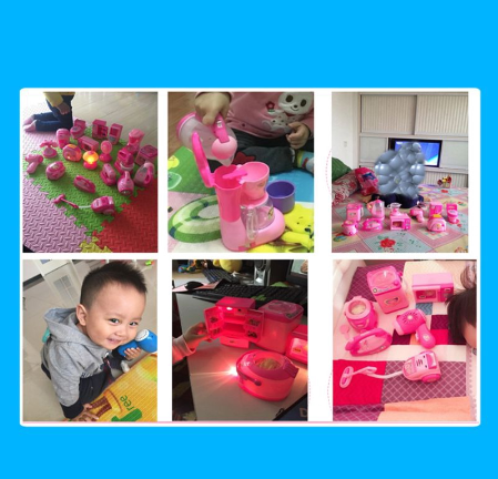 Children Kid Mini Kitchen Electrical Appliance Electric Iron Toy Dummy Household Pretended Toy