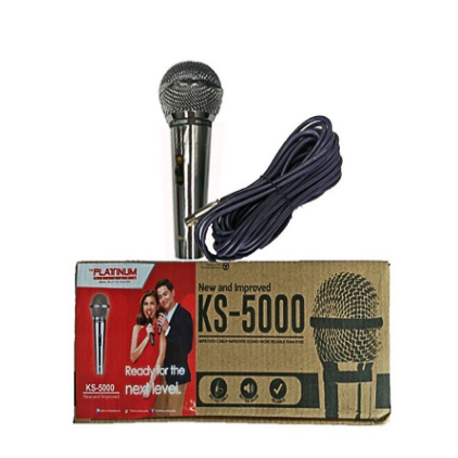 Platinum Mic Karaoke KS-5000 High-End Dynamic Wired Mic