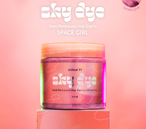 Colourette Sky Dye in Space Girl [Pink, Semi-Permanent Hair Dye, Conditioner Color, Color Treatment]