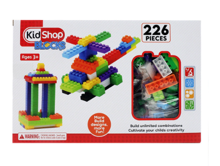 KidShop Blocks 'n Crafts 226 pcs Building Blocks