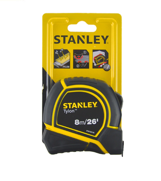 Stanley Tape Measure Tylon Bi-Mat 8M (30656-8 36195)