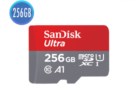 SanDisk Ultra SDSQUAC-256G-GN6MN 256GB A1 Series micro SD, Class 10