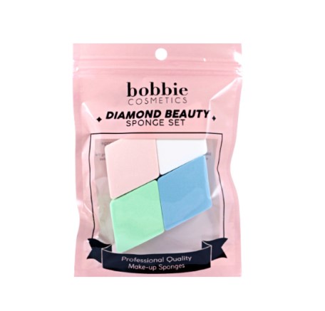 Bobbie Cosmetics Diamond Beauty Sponge Set 4Pcs