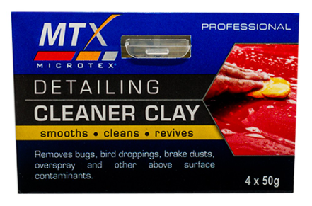 Microtex Detailing Cleaner Clay (4 x 50g) Ultra Durable Soft Smooths Cleans & Revives