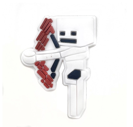 Cartoon Alex Sword Croc Jibbitz for Kids Minecraft Jibbits Charm Computer Game Jibits Crocks Shoes Accessories Shoe Charms Pins 020