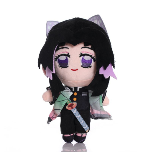 20CM Demon Slayer Plush Toys Kawaii Kamado Tanjirou Agatsuma Zenitsu Kamado Nezuko Stuffed Dolls Lovely Pillow DS33