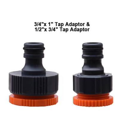 Harden Tap Adaptor Hose Connector For Faucet 1/2" X 3/4", 3/4"X 1"