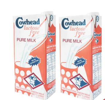 Cowhead Lactose Free Milk 1L x 2
