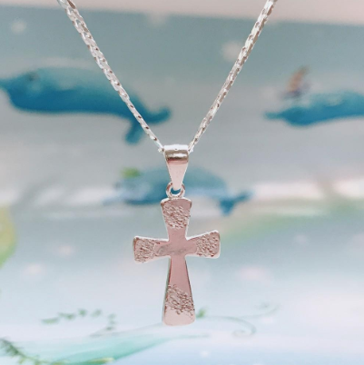 Italy Silver Kid's Necklace Korean Fashion Jewelry Accessory MM14