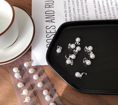 10PCS Cute Super Fairy Pearl Hair Buckle Hair Accessories Hair Embellishment Small Buckle Clip