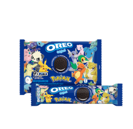 Oreo Pokémon Vanilla Bundle - Oreo Vanilla Multipack 248g w/ Random Photocard & Oreo Vanilla 119.6g