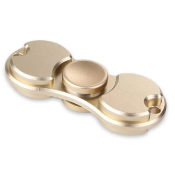 Aluminum Alloy Fidget Spinner Two-Spinner Fidget Colorful Toy Autism Hand Spinner Fidget Toy For Kids Adult Gift