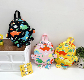 Children's Backpack Cartoon Dinosaur Baby Kindergarten School Bag Boys and Girls Pattern Backpack