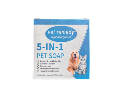 Vet Remedy 5in1 (Anti-itch, Parasite & Odor) Pet Soap 100g
