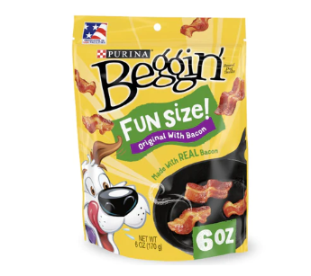Beggin' Littles Dry Dog Treats with Bacon for Adult Dog 170g
