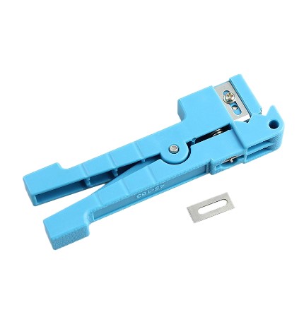 Fiber Optic Mid Span Cable Cutting Tool Loose Tube Cutter Blue LKJ