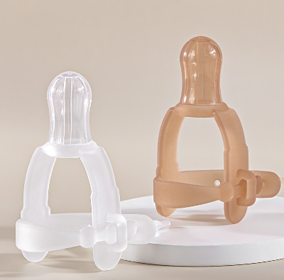 ZW PH baby newborn Silicone Healthy Thumb Gloves Prevent Stop Finger Sucking Teether sold by each