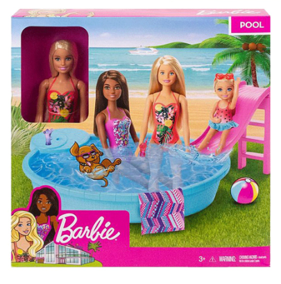Barbie Pool Party Doll Playset