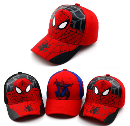Marvel Spiderman Baseball Cap Embroidery Cotton Hip Hop Hat for Kids Boy Girl gift star