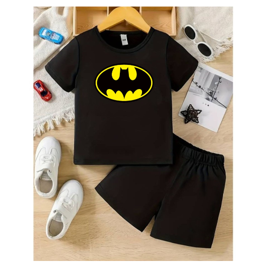 Boy Clothes Corp Terno for Kids Boys Fashion Sando Shorts Set Summer Tshirt  S17