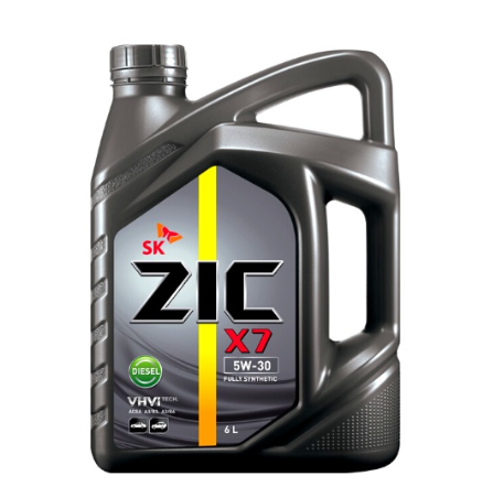 SK ZIC X7 DIESEL 5W-30 Fully Synthetic Engine Oil For CRDI Engines 6L