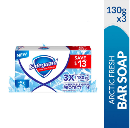 SAFEGUARD Bar Soap Arctic Fresh Tripid 130G