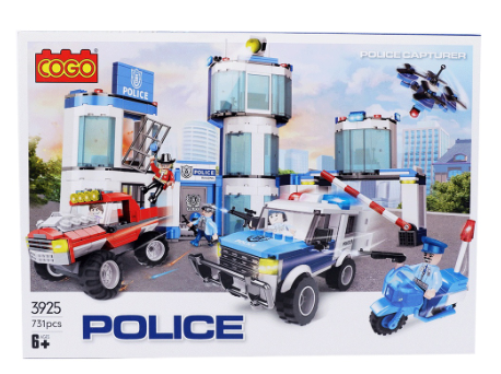 Cogo Police Capturer Building Blocks