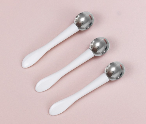 1pc Eye Roller Massage Stick Eye Cream Applicator Cosmetic Spatula Anti Wrinkle Facial Spoon Gold Alloy Face Thin Skin Care Tool