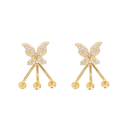 Natural Freshwater Pearl Earrings Two Wear Earrings for Women