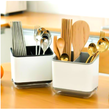 Kitchen Tableware Spoon Utensils Storage Box Rack Holder Multifunctional Drain Chopstick IP