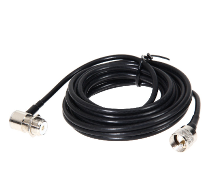 RG58 PL259 UHF to SO239 Connectors Mobile Car Radio Antenna 5 meter Extension Mount Cable For Kenwood Yaesu ICOM For TM-261 FT-1802 FT-