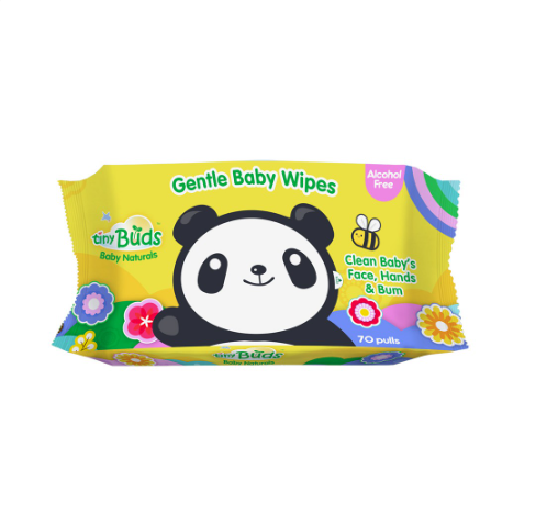 Tiny Buds Organic Baby Wipes (70 Pulls)
