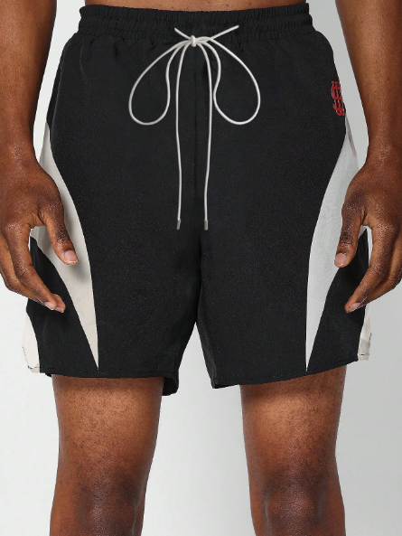 SUMWON Nylon Colorblocked Swim Short