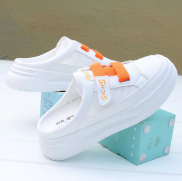 Women's Half shoes Fashion Casual Anti-slip and Wear-Resistant Shoes Women