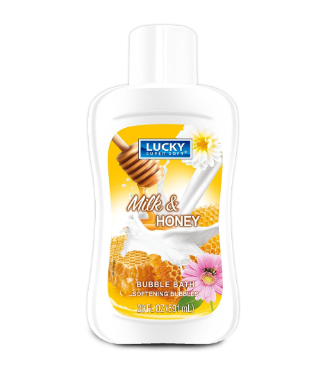 Lucky Milk & Honey Softening Bubble Bath 591ml