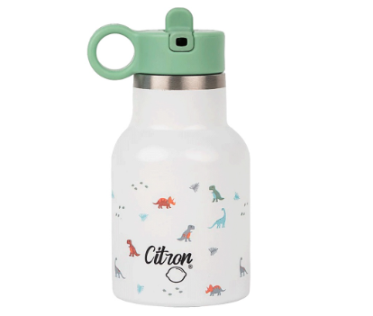 Citron 250 MLl Little Big Dino QR-Enabled Lost-Proof Water Bottle