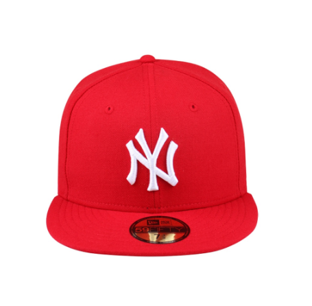 New York Yankees MLB AC Perf Scarlet 59FIFTY Fitted Cap (ESSENTIAL)