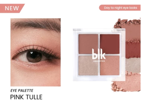 blk cosmetics daydream eyeshadow palette pink tulle