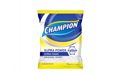Champion Regular Supra Clean Detergent Powder 400g