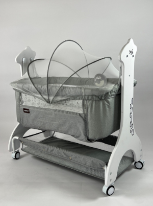 Akeeva Luxury Wood Sidebed Crib (Classique)