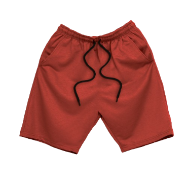 COLLAB by Inspi Walking Basketball Shorts for Men Korean Mens Short for Women (Rust)