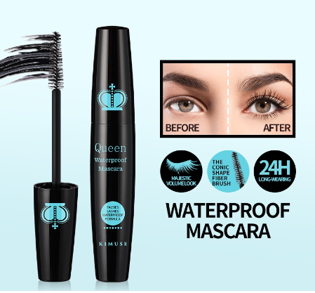 KIMUSE False Lash Waterproof Mascara Black Volume Curling Smudge-proof Long Lasting Eye Makeup