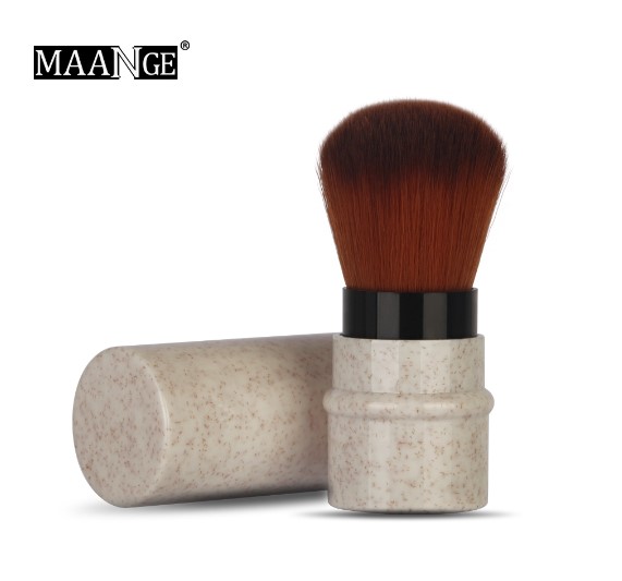 Maange Makeup Brush Portable Marble Multi-Use Retractable Cosmetic Tool 1 Piece