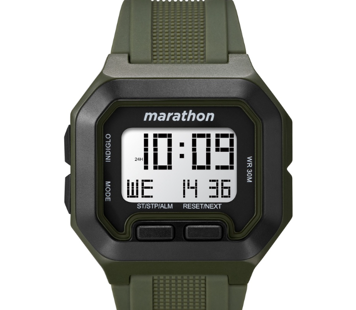 Timex Marathon Green Resin Digital Watch For Men TW5M43900