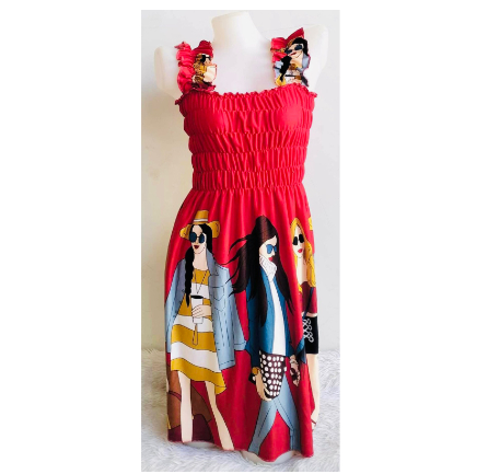 RUFFLES Mini Smocking || Maternity Dress || Summer Dress ||Above the knee up to Medium Size A6