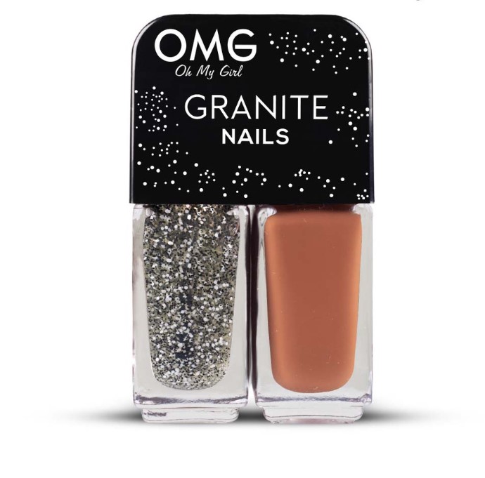 OMG Granite Nail Polish Asteroid 5ml x 2