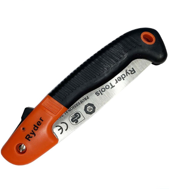 Ryder Tools Garden Foldable Pruning Hand Saw (7 Inches 180mm)